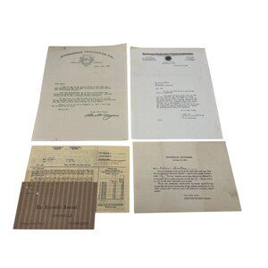 1930s Knoxville TN Ephemera Lot Dandridge Tax, Fertilizer, Credit Association